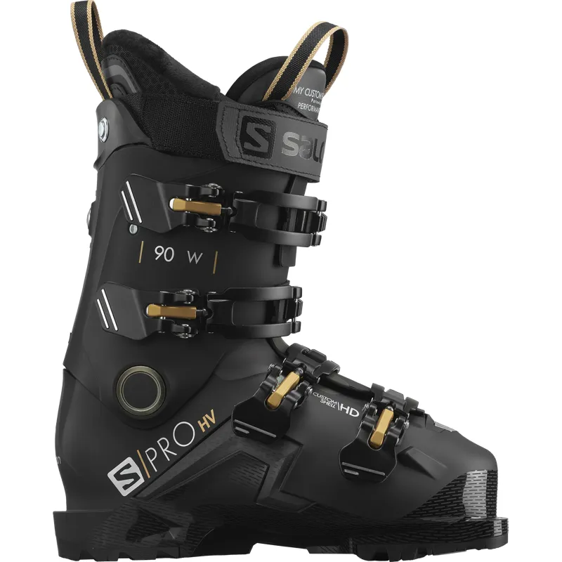 Salomon S Pro HV 90W Womens Ski Boots - Black